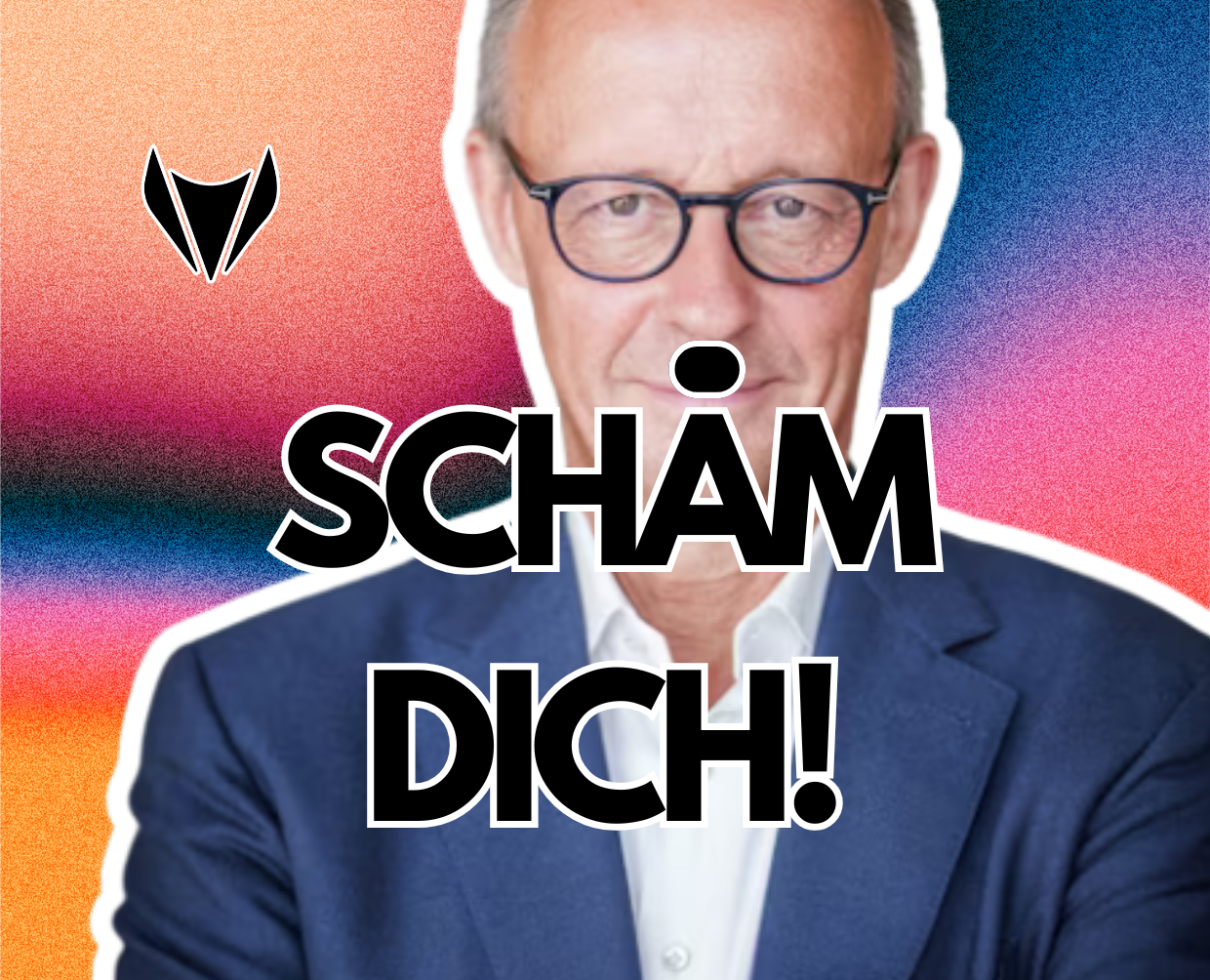 „Schäm dich!“-Sticker