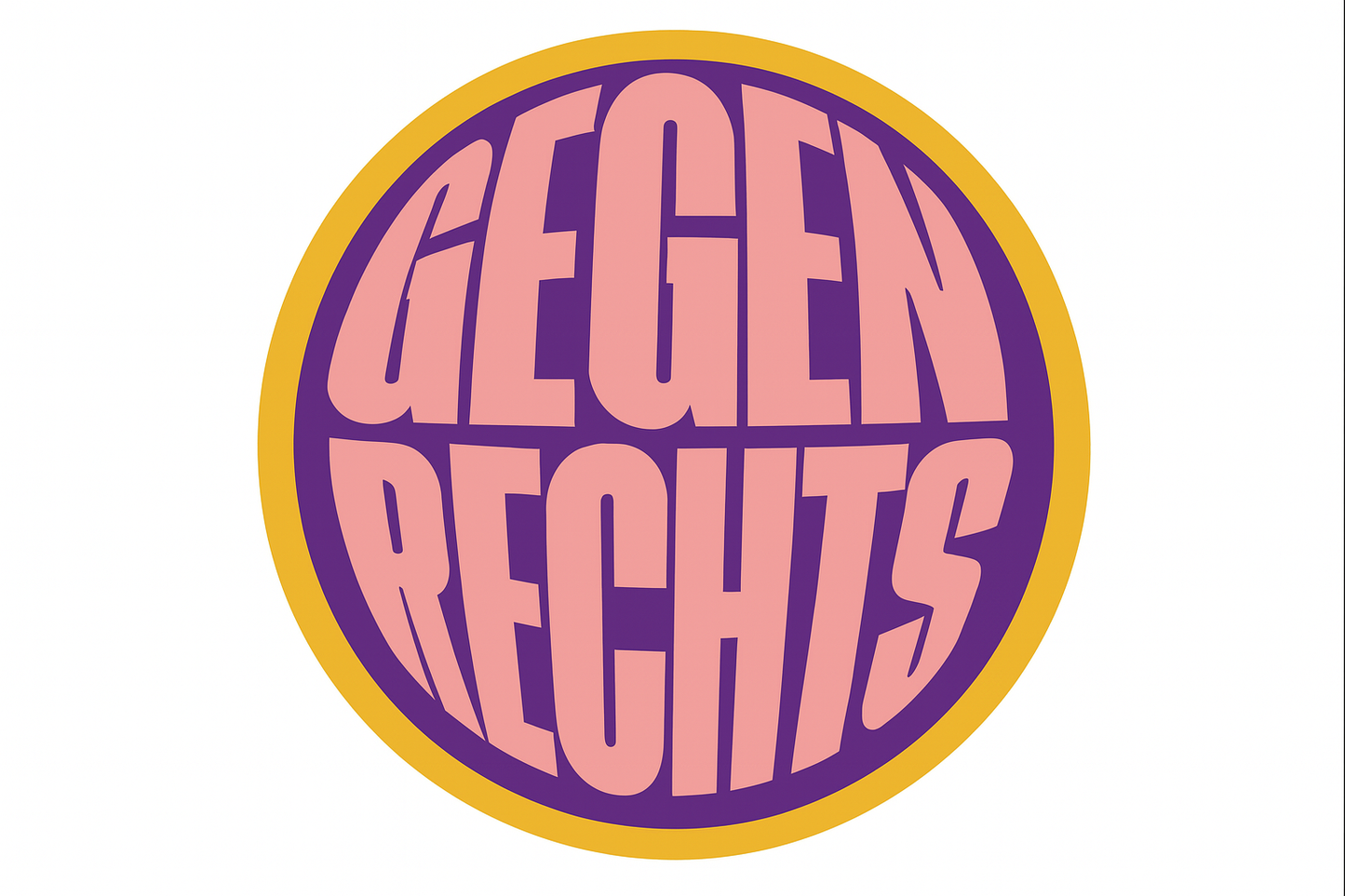 "Gegen Rechts"-Sticker