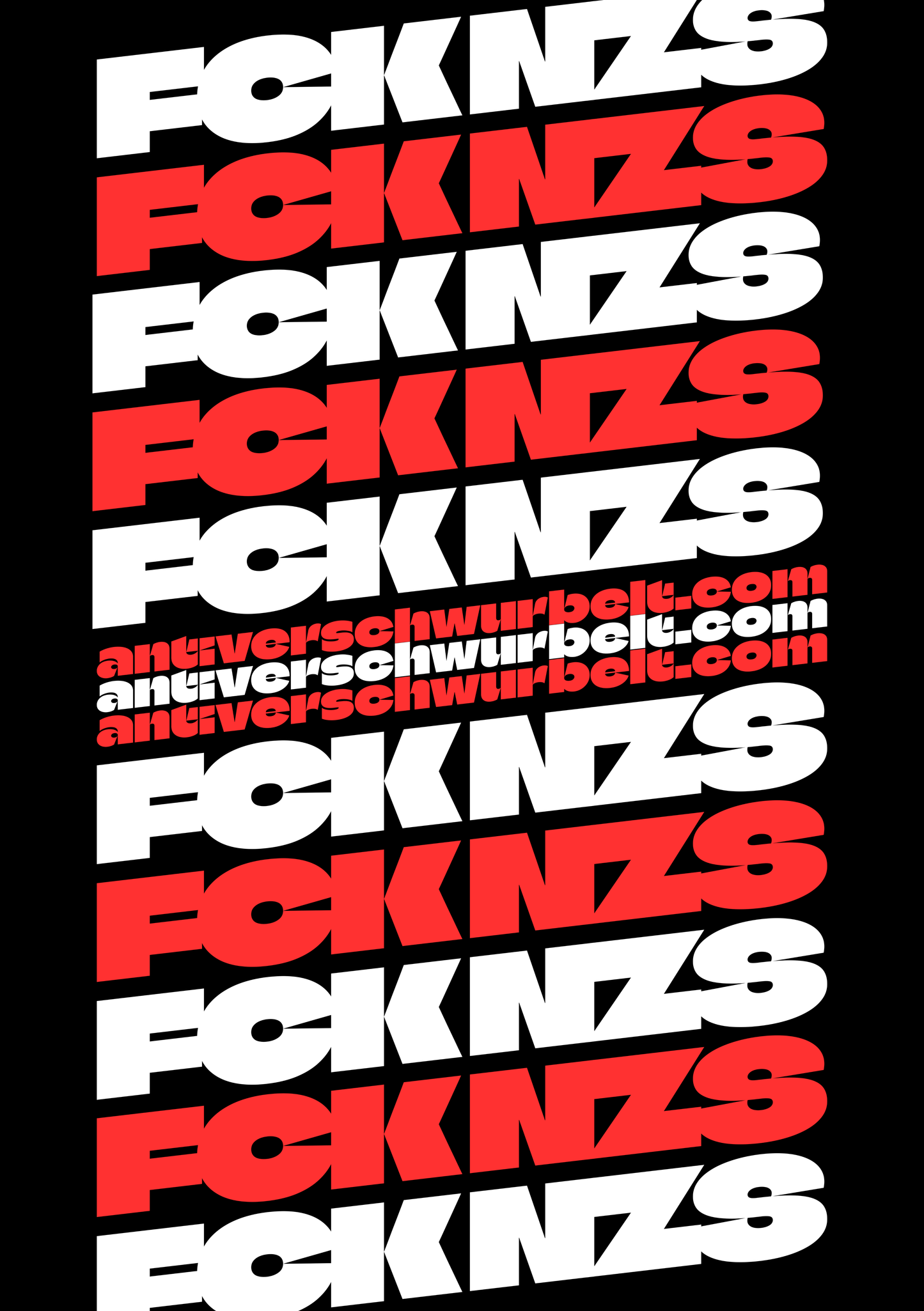 „FCKNZS“-Sticker