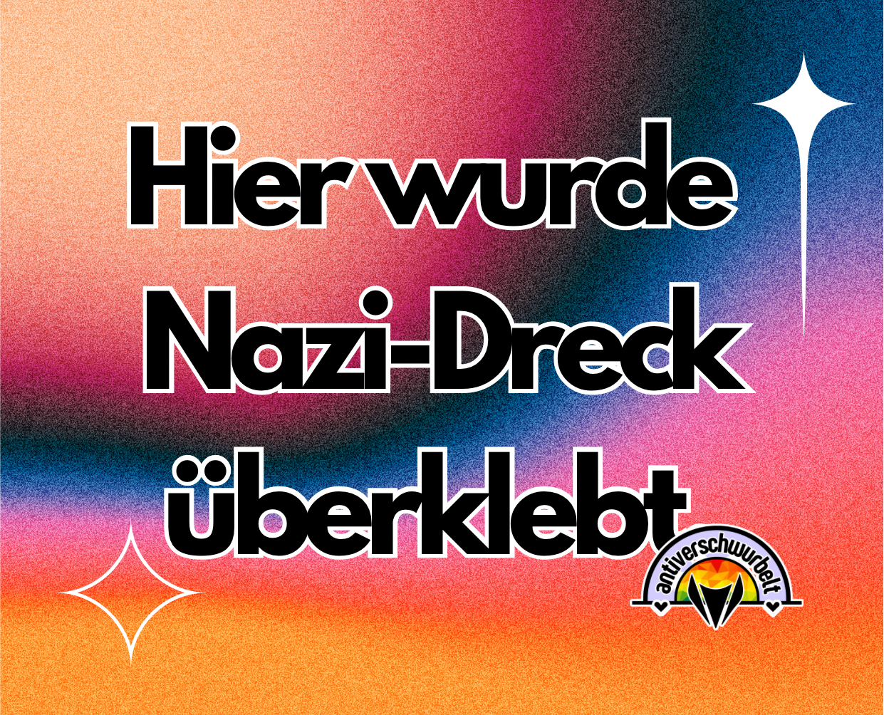 Nazidreck-Sticker