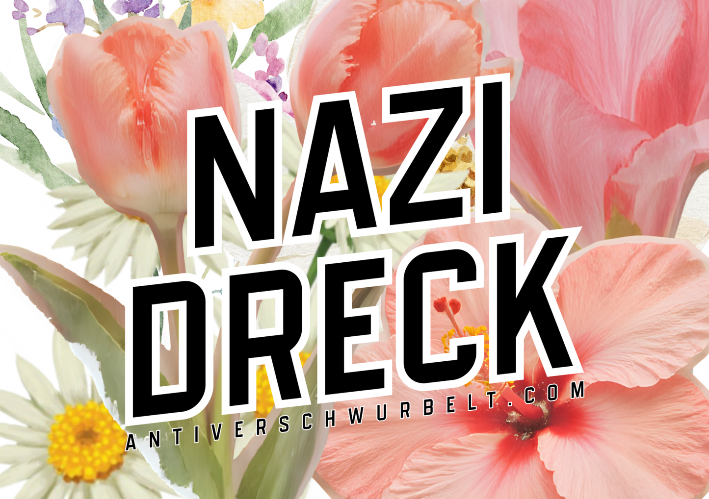 „Nazidreck“-Sticker