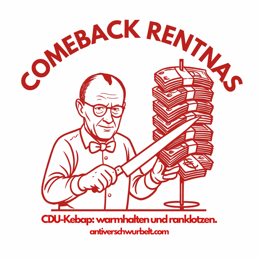 „Comeback Rentnas“-Sticker