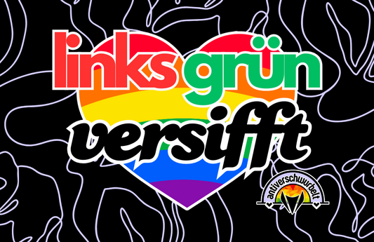 „links grün versifft“-Sticker