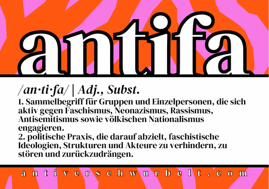 „antifa“-Sticker
