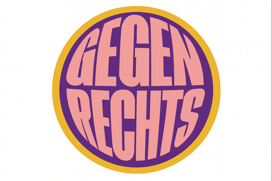 "Gegen Rechts"-Sticker