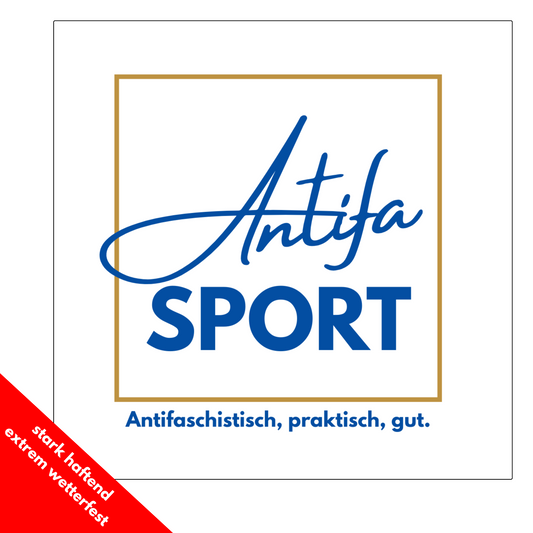 „Antifa Sport“-Sticker