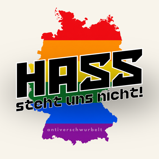 „Kein Hass“-Sticker